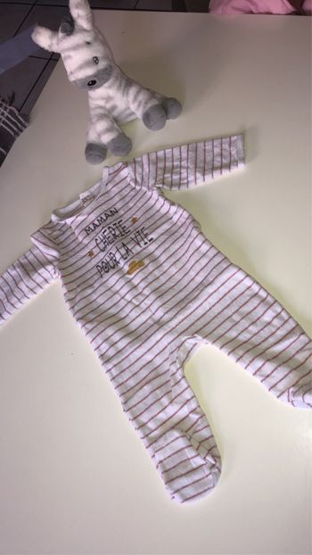 Pyjama velour gemo 6 mois