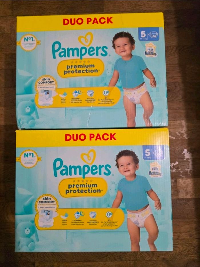 🌟 Pampers Baby Dry 2x66 couches T5 (11 -16 kg) 🌟