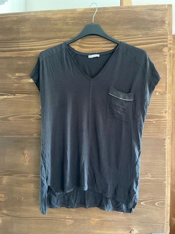 Tee shirt noir Zara loose