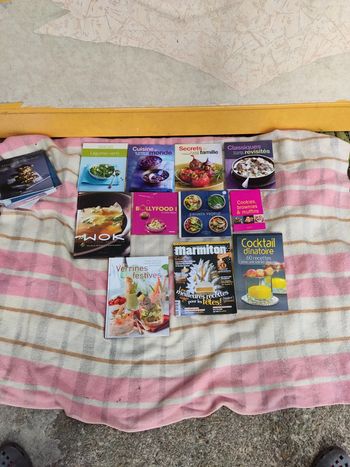 Lot livres de cuisine