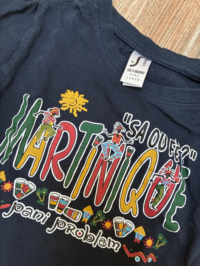 Teeshirt marine Martinique - photo numéro 2