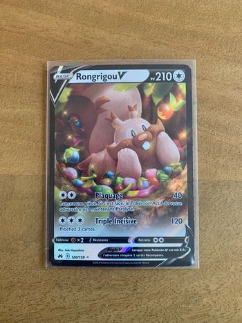 Carte Pokemon Rongrigou V 120/159