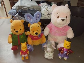 Lot peluches winnie l'ourson 