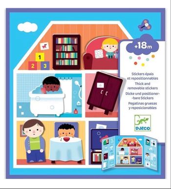 Stickers repositionnables avec triptyque 