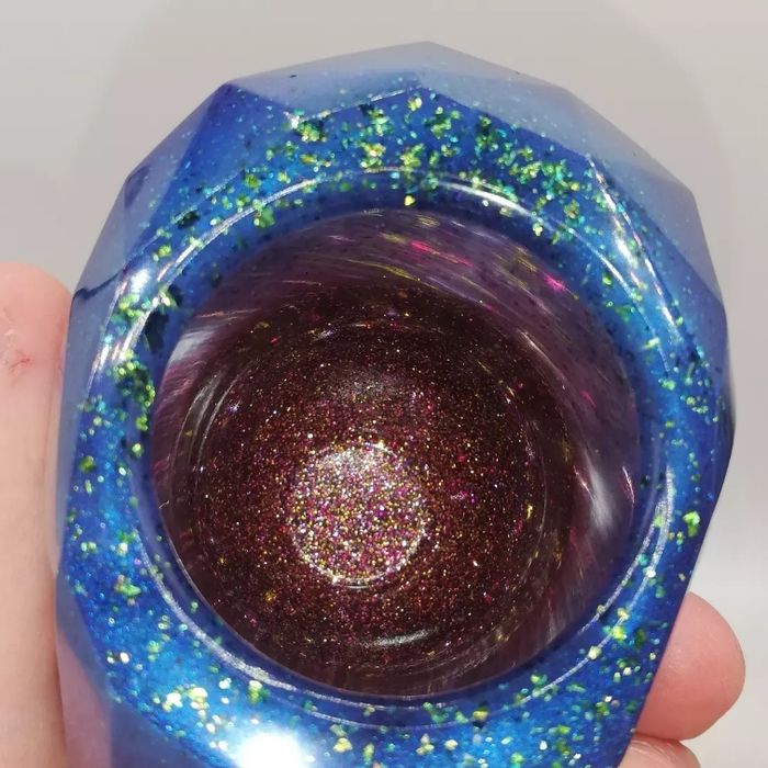 Crâne géometrique en résine - photo numéro 4