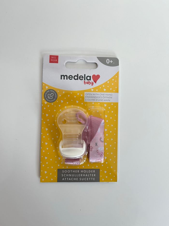 Attache tétine medela rose