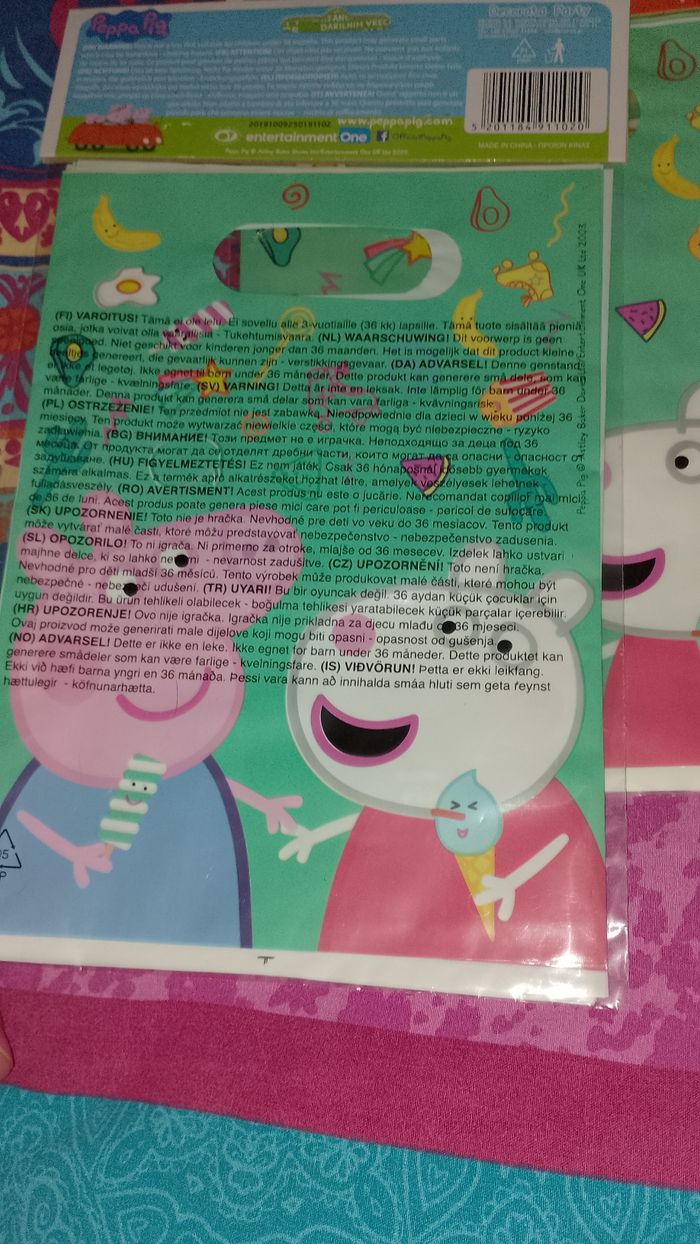 Pochettes, sachets anniversaire Peppa Pig neuve - photo numéro 3
