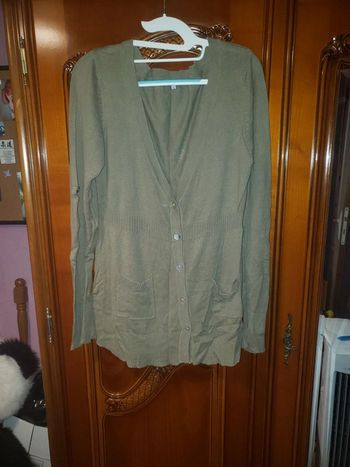 Gilet vert kaki femme L