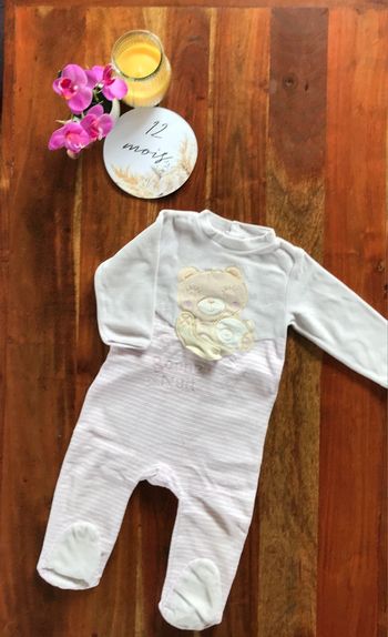 Pyjama velours 12 mois