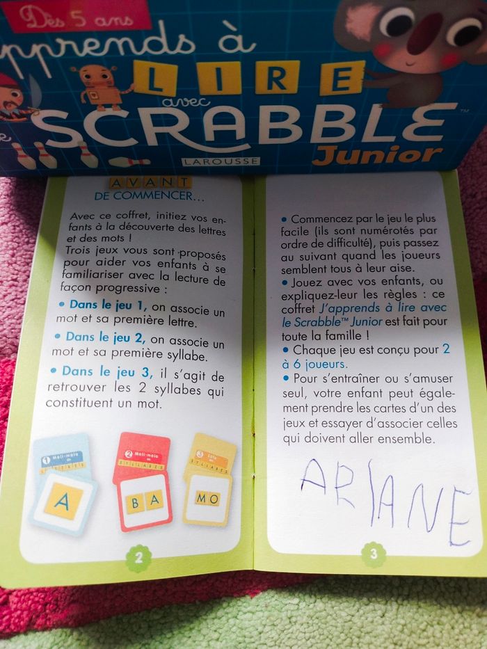 Jeu Scrabble apprentissage lecture - photo numéro 6
