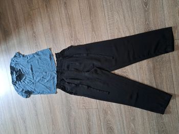 Pantalon fin et haut taille 34
