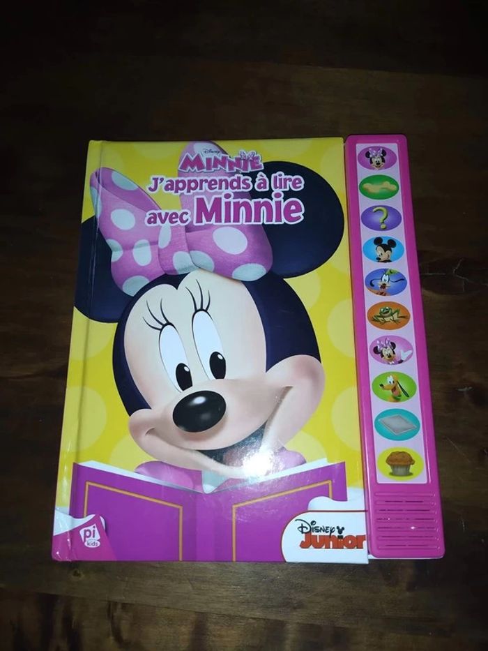 livre interactif : j'apprends à lire avec Minnie