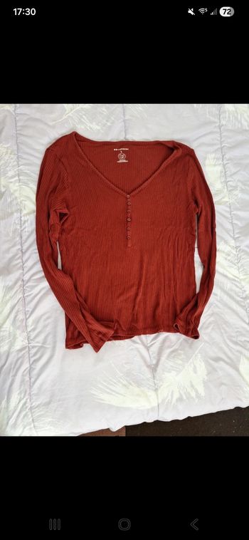 T-shirt bordeaux 