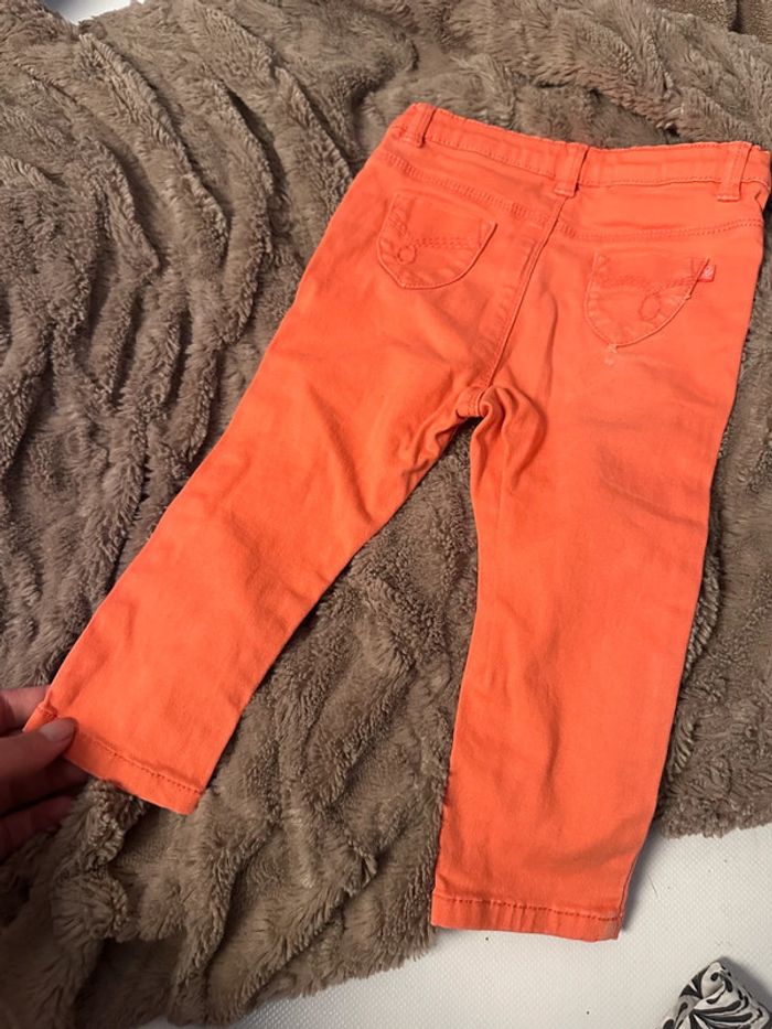 Pantalon obaibi 18m corail - photo numéro 3