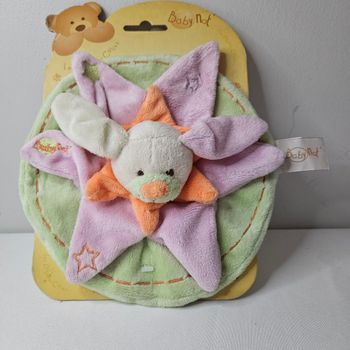 Doudou lapin baby nat étoile