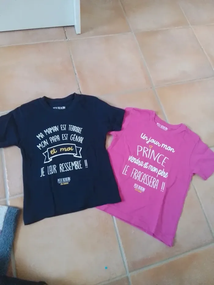 Lot de 2 tee shirt enfant - photo numéro 2