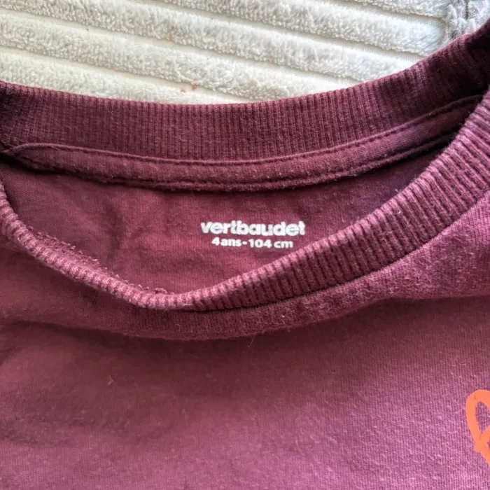 Ensemble gilet tee shirt manche longue garçon 4ans vertbaudet - photo numéro 7