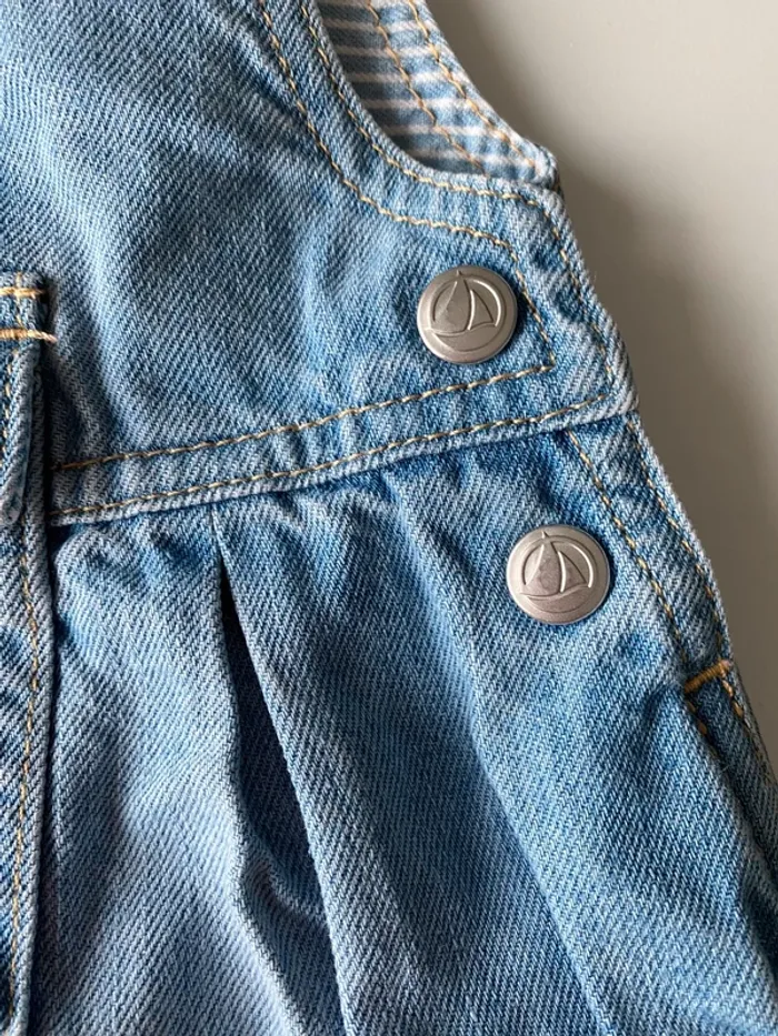 Robe jeans petit bateau 6 mois - photo numéro 4