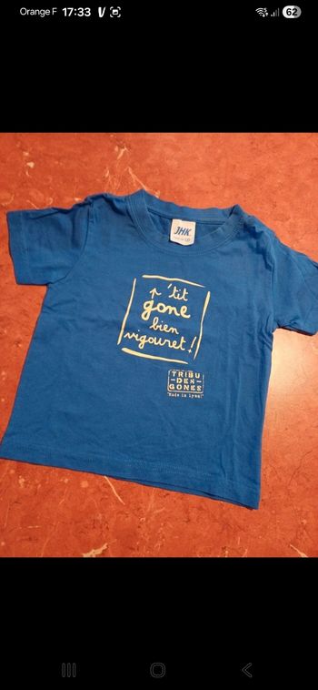 T.shirt garçon taille 24 mois