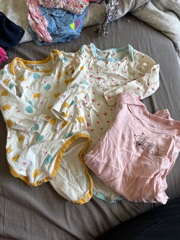 3 bodies longues manches 18m