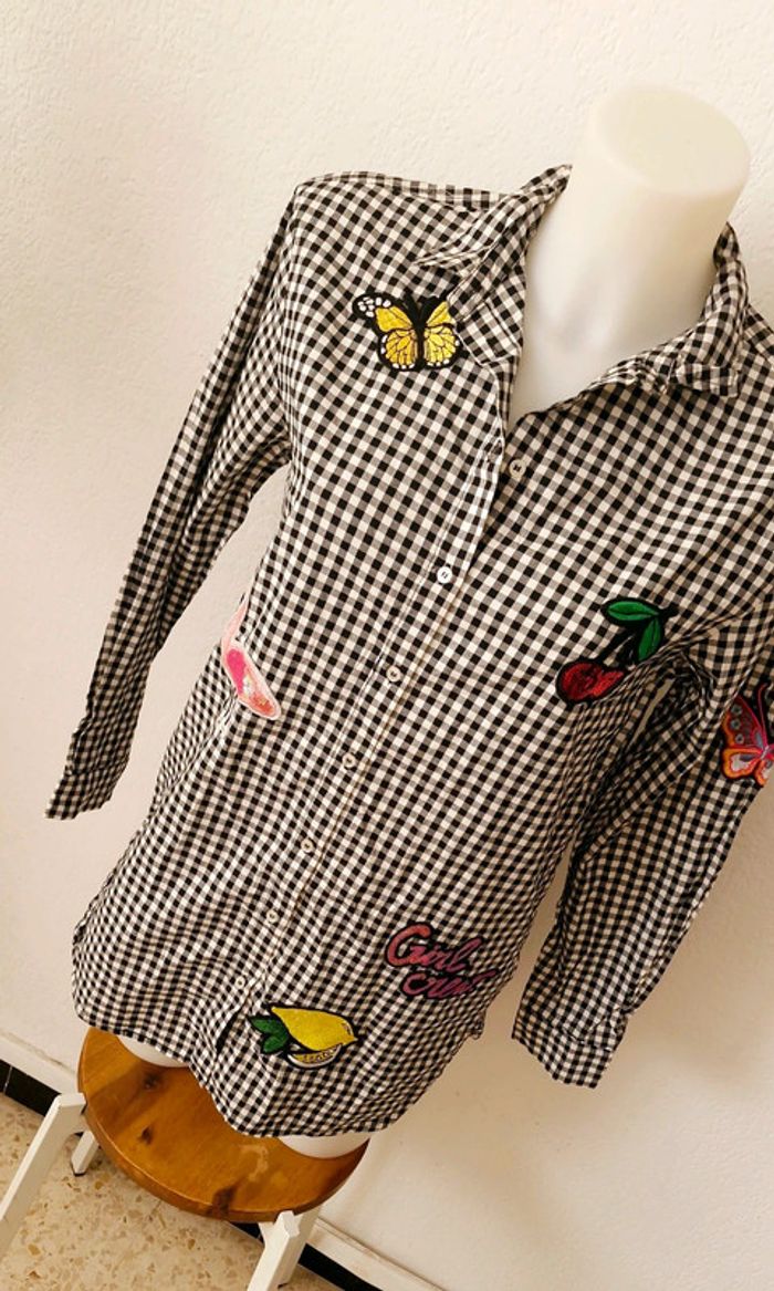 🤎 Chemise manches longues pour femme taille XS - photo numéro 3
