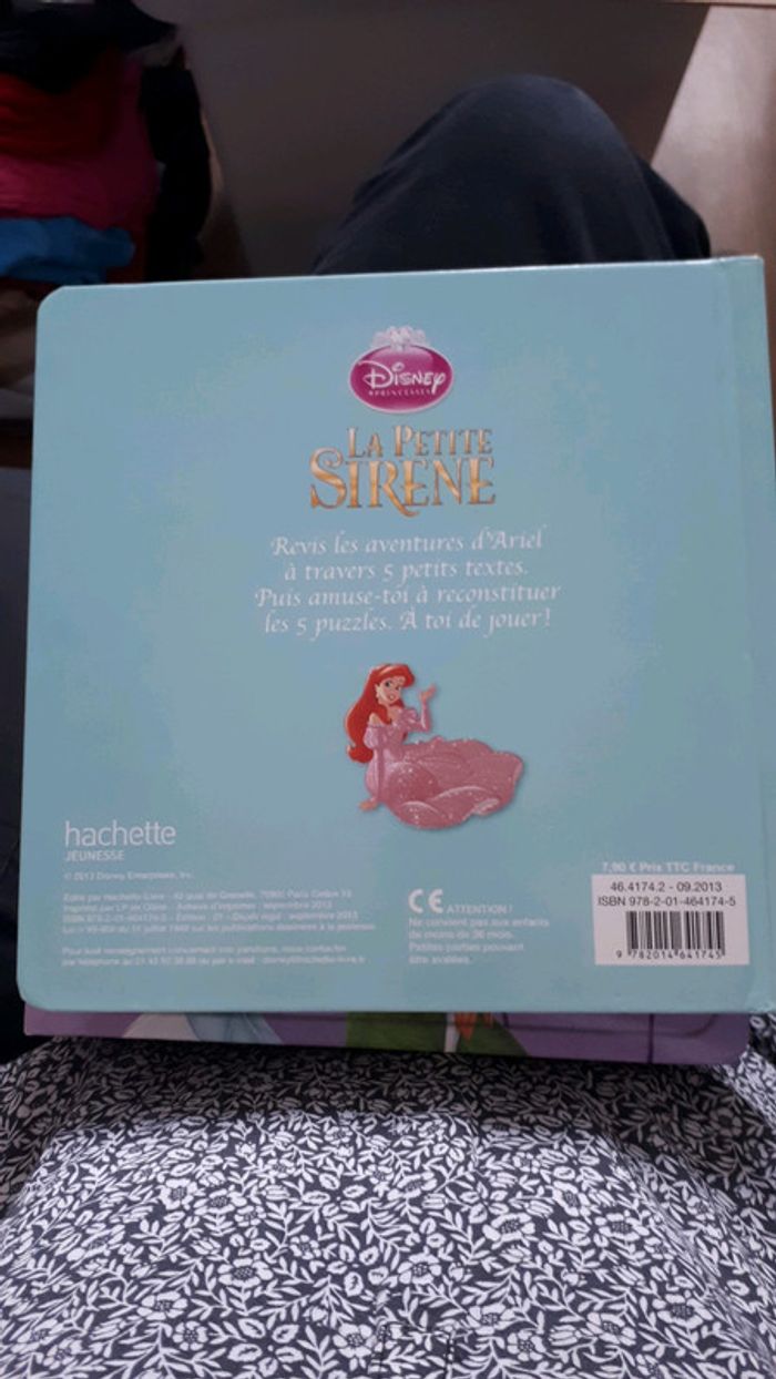 Livre puzzle Disney - La petite sirène - photo numéro 2