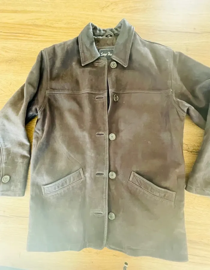 Veste en cuir Serge Hervet - photo numéro 7