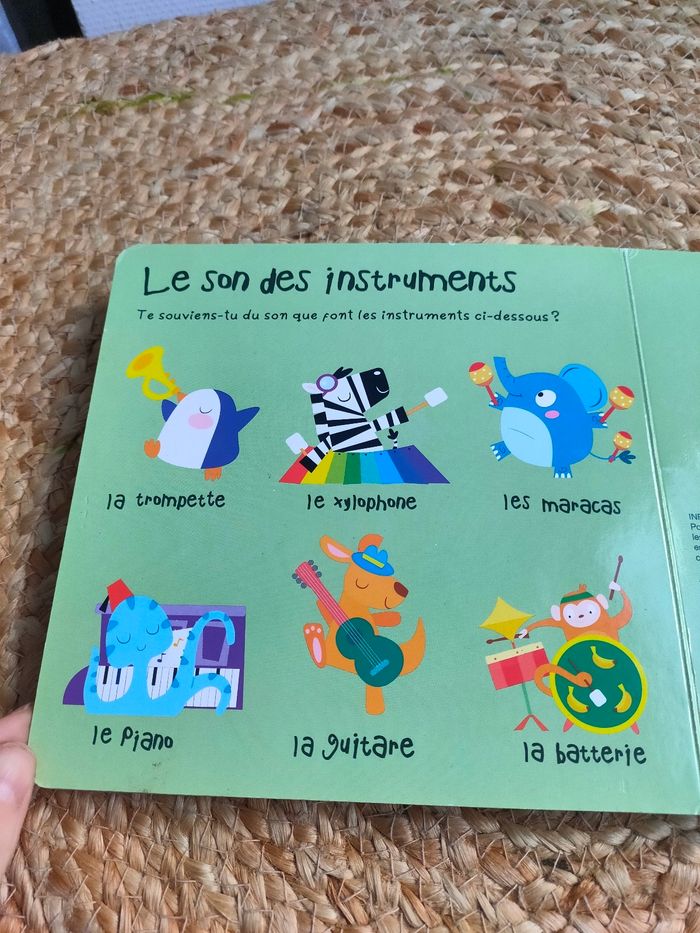 Livre musical les instruments - photo numéro 3