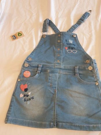 Robe en jean Boboli 3 ans