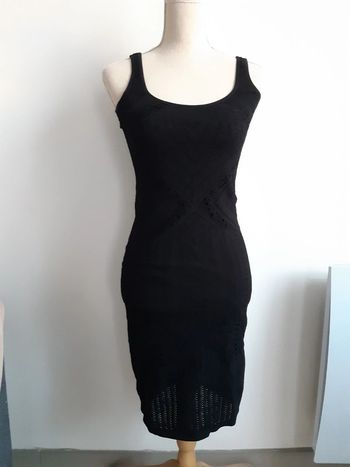 Robe noire sans manches Astrid Black Label T36