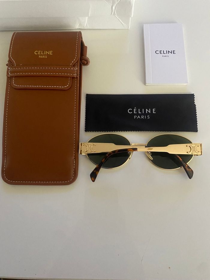 Lunettes de soleil Celine triomphe avec boite d’origine - photo numéro 1