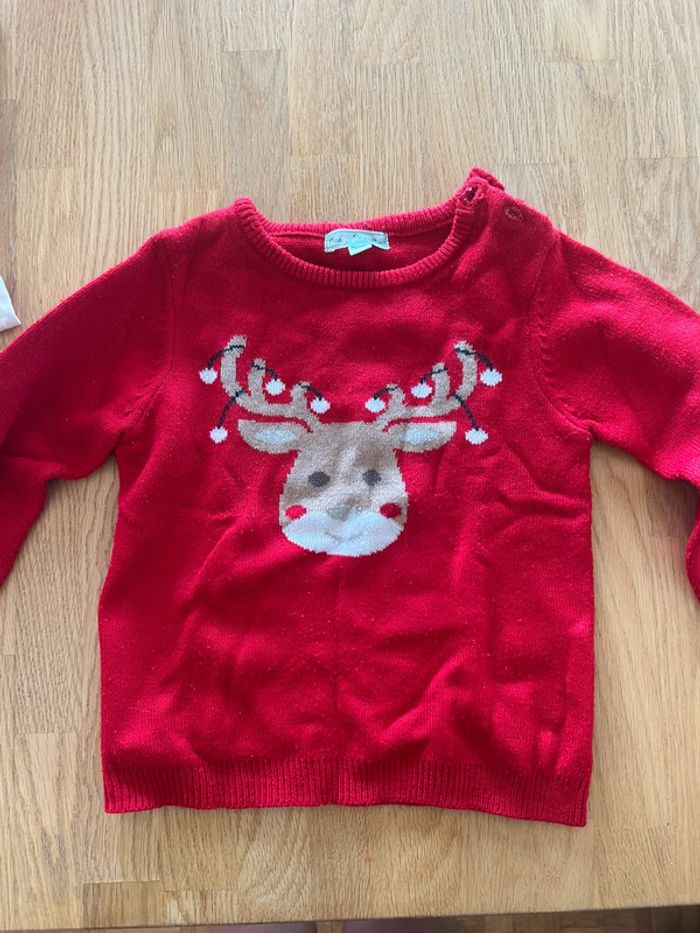 Pull Noël 36 mois