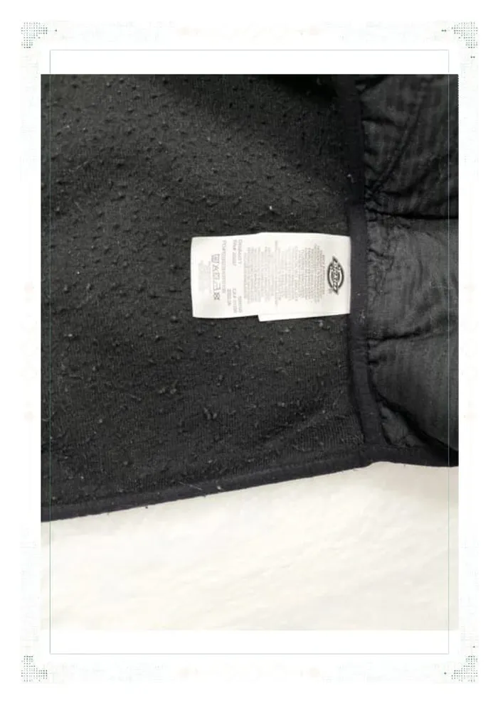 Veste polaire Dickies noire homme taille M doublée renforts coudes bon état (bouloches et peluches) - photo numéro 5