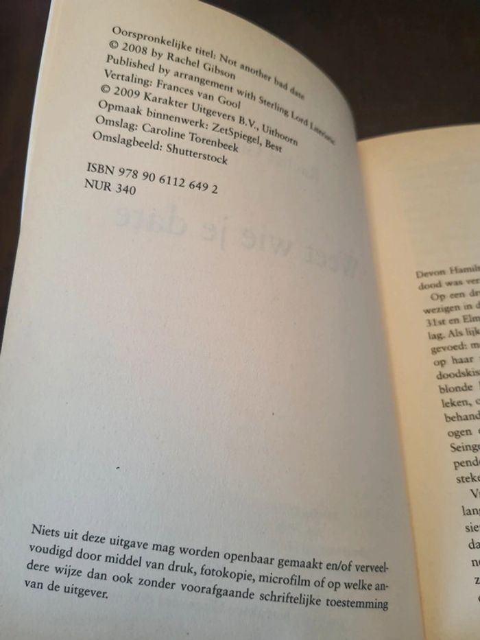 Boek Weet wie je date Rachel Gibson - photo numéro 7