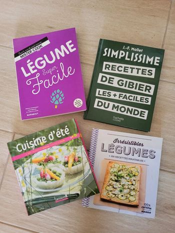 Lot livres de cuisine