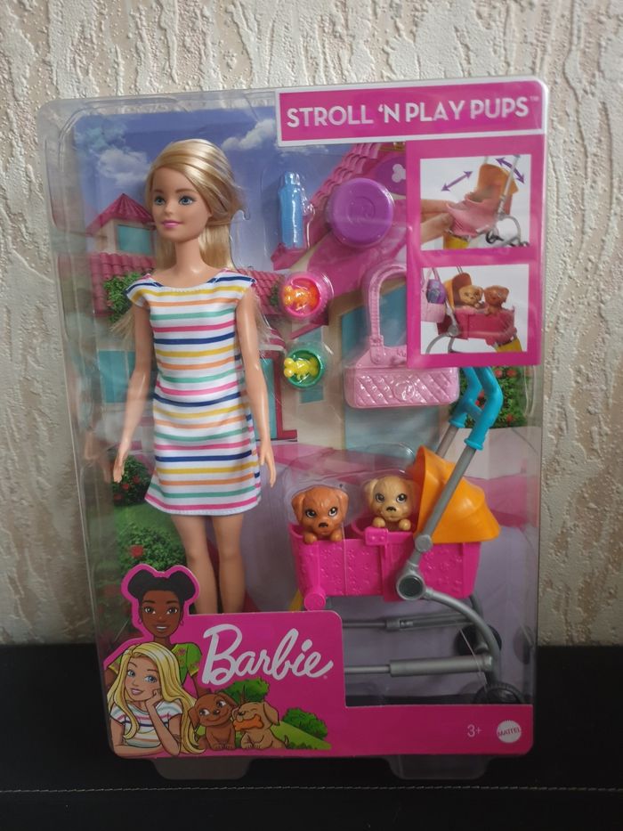 BARBIE PROMENADE DES CHIENS MATTEL