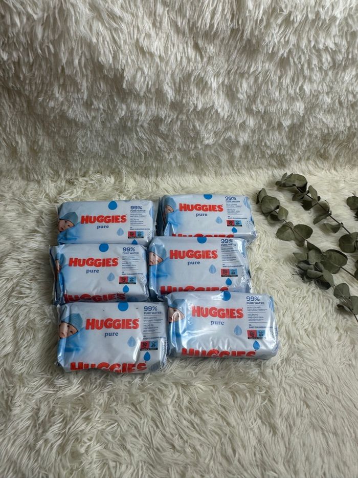 Lot de 6 paquets de lingettes Huggies - photo numéro 2