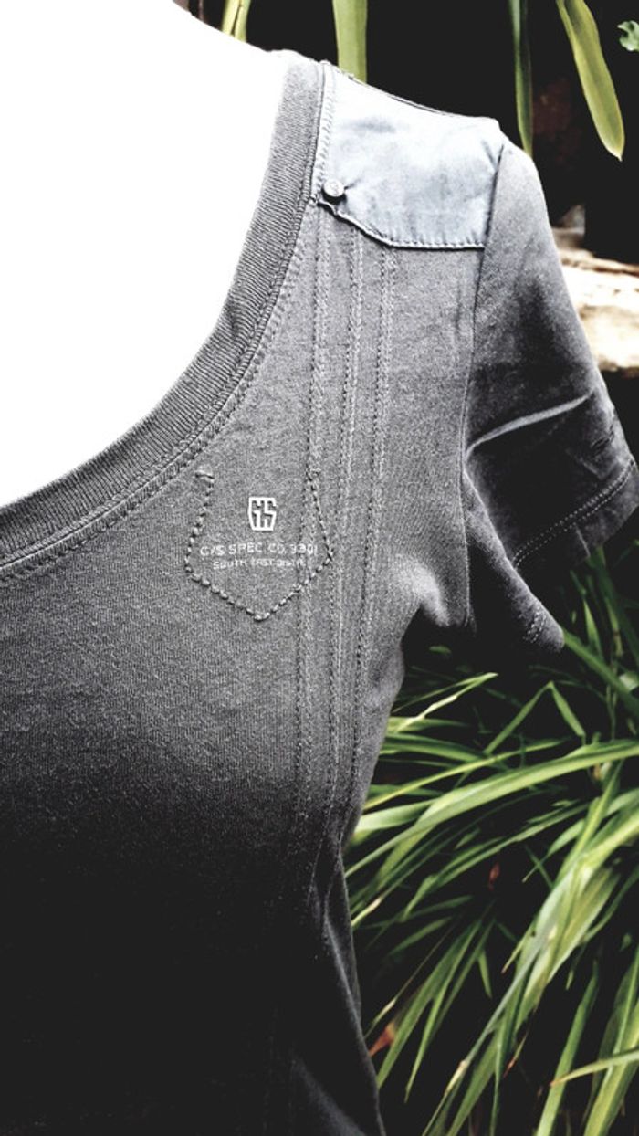 Tee-shirt manches courtes G.Star anthracite - photo numéro 2