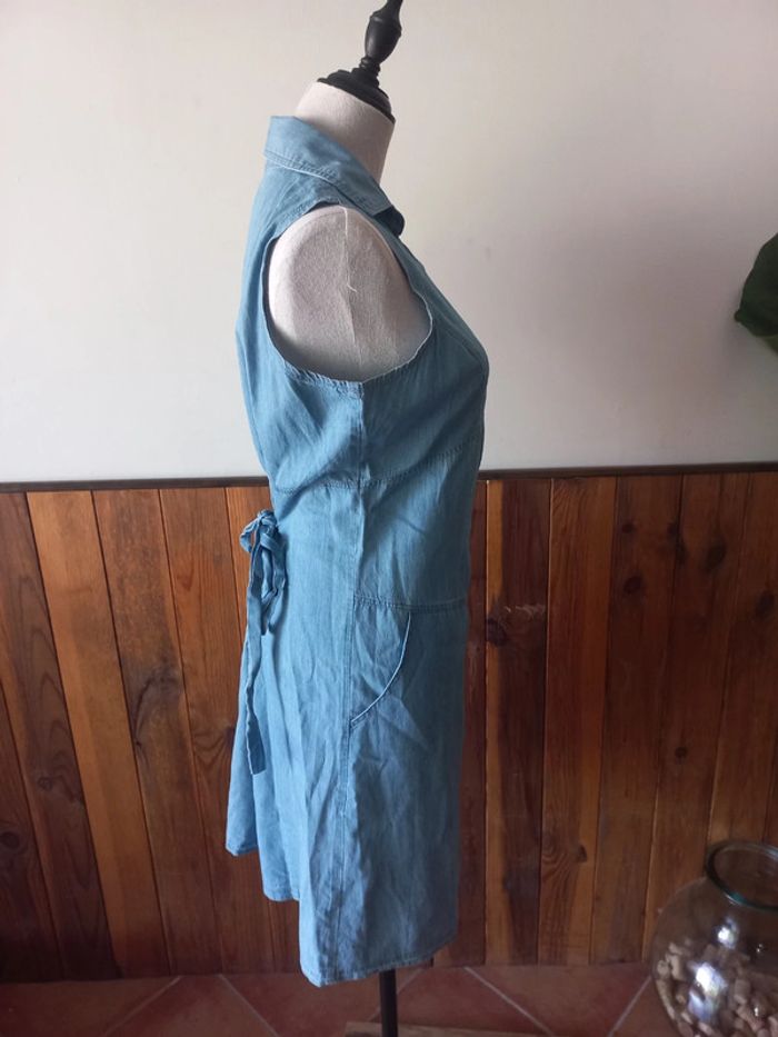 Robe en jean sans manches - photo numéro 4