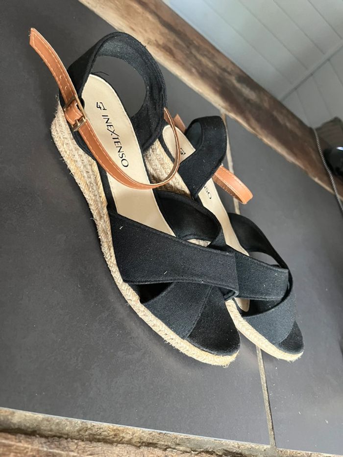 sandales compensées