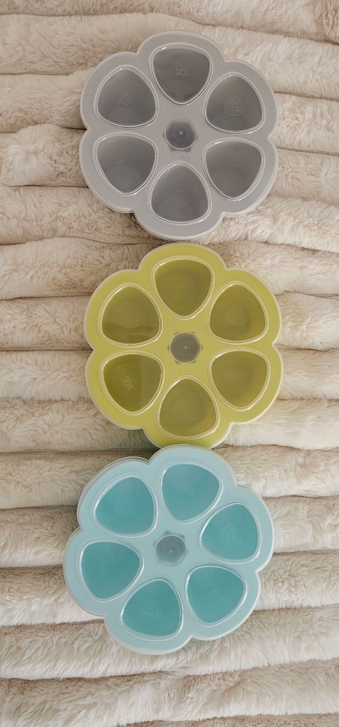 Lot de 3 fleurs 🌸 multiportions BEABA XL 150ML - photo numéro 5