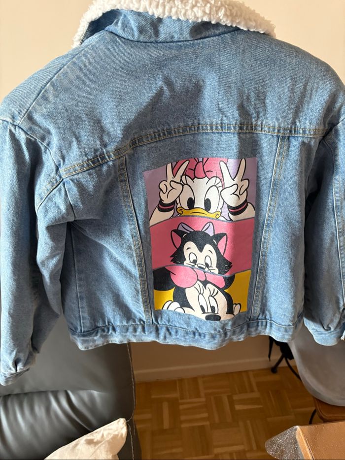 Veste en jean fourrée Disney - photo numéro 4