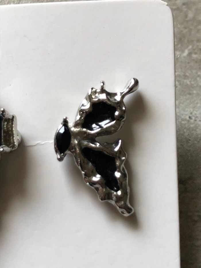 Boucles d’oreilles papillon - photo numéro 4
