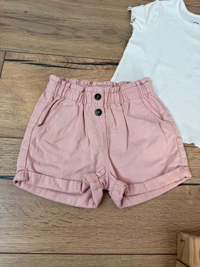 Lot 2 pièces fille 3/4 ans H&M et Gemo - photo numéro 2