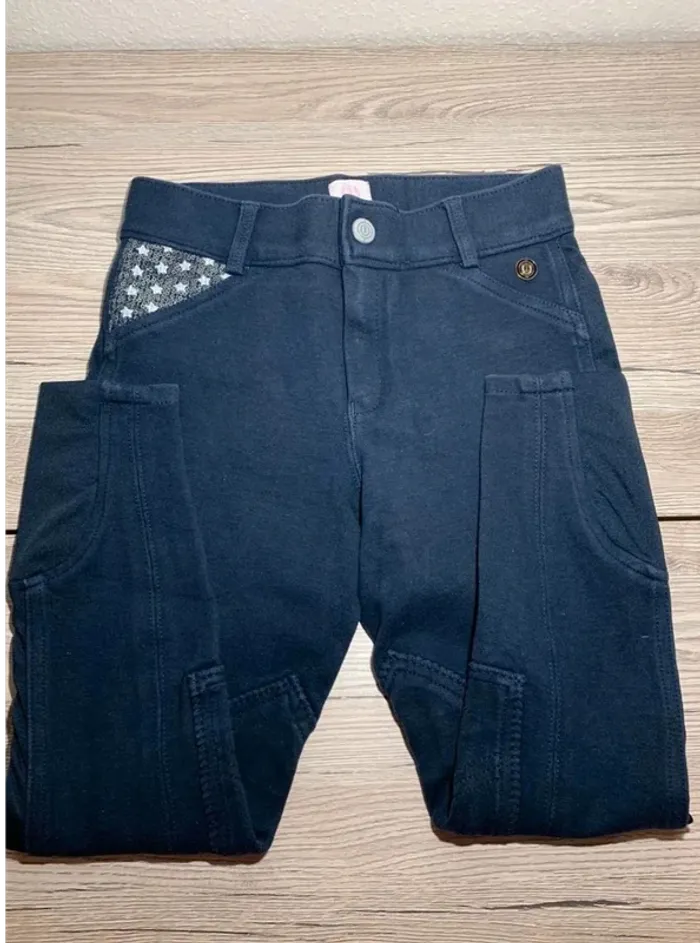 Pantalon  d’équitation  Marine  10 ans - photo numéro 2