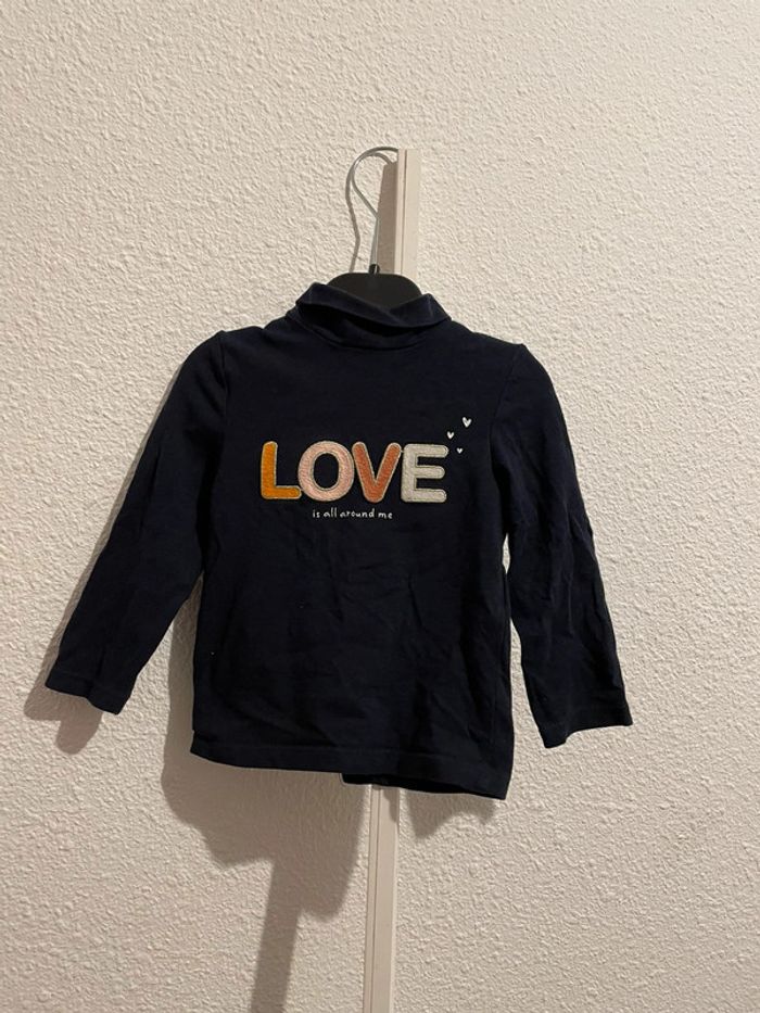 Sous pull 12 mois kiabi love