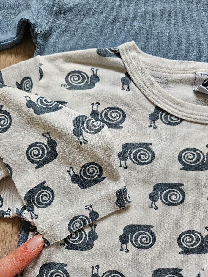 Lot de 3 maillots Petit bateau 8 ans - photo numéro 3