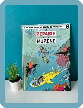 🌟 BD Les Aventures de Spirou et Fantasio - Tome 9 : Le Repaire de la Murène 🌟