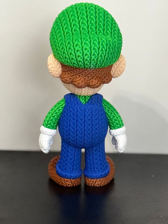 Luigi version tricoté 20 cm - photo numéro 4