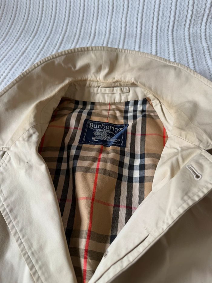 Magnifique Trench / Paletot mi-long Camden Burberry 100% coton - photo numéro 7